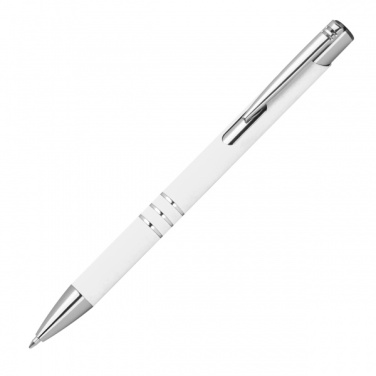 Logo trade promotional items image of: Semi gel pen soft touch DUNMORE