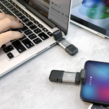 Logotrade promotional gift picture of: Pendrive Silicon Power Mobile - C51 3.2, 64GB