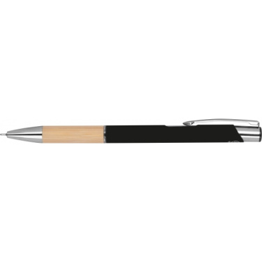 Logo trade promotional merchandise photo of: Recycled ballpoint pen Naples