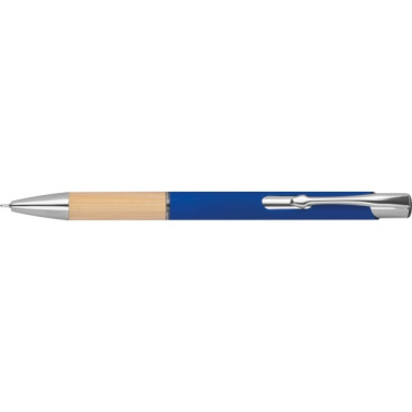 Logo trade promotional merchandise picture of: Recycled ballpoint pen Naples