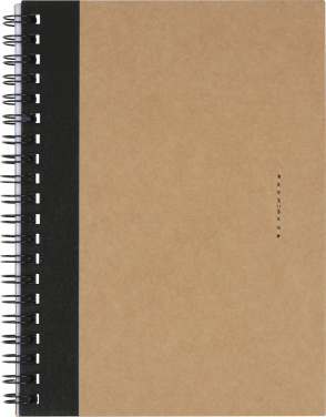Logo trade promotional giveaways image of: Spiral notebook Ravenna