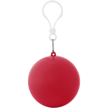 Logotrade promotional items photo of: Xina rain poncho in storage ball with keychain
