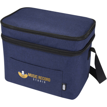 Logo trade promotional items image of: Tundra GRS RPET double compartments cooler bag 13L