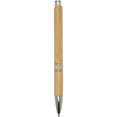 Logotrade promotional product image of: Wicker bamboo ballpoint pen