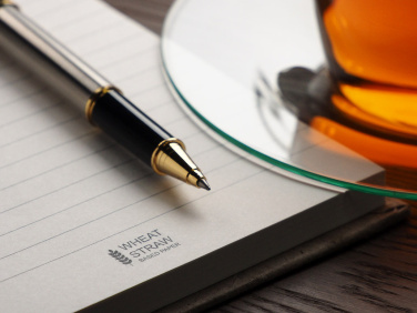 Logo trade promotional items picture of: Recycled Coffee Notebook 209733900