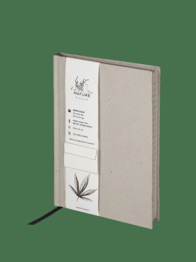 Logo trade advertising product photo of: Recycled Hemp Notebook 209734300