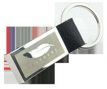 Logo trade promotional products image of: Keyring 91409500