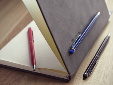 Logo trade promotional giveaways image of: Magnetic notebook with a pen 124715100