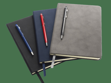 Logotrade promotional item picture of: Magnetic notebook with a pen 124715100