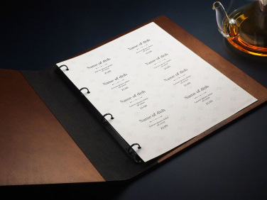 Logo trade business gift photo of: Menu cover 1106121
