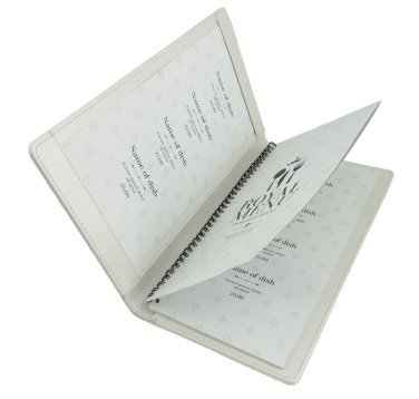 Logo trade promotional gifts image of: Menu cover 1080119