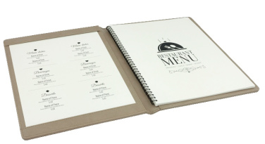 Logo trade promotional gift photo of: Menu cover 1078119