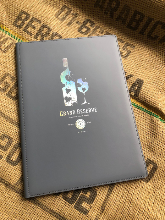 Logo trade promotional gifts image of: Menu cover Fine Dining 1063094