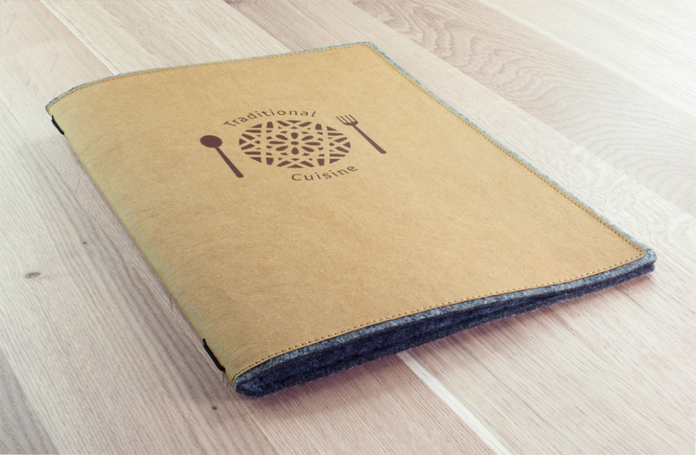 Logo trade corporate gifts image of: Menu cover Ambiente 1189140