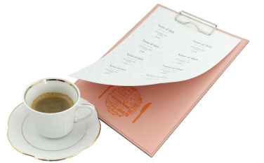 Logo trade advertising products image of: Clipboard menu 1028094