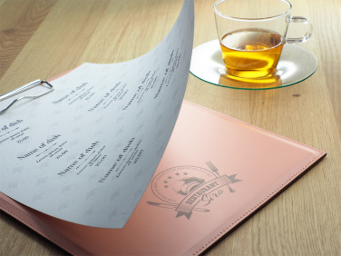 Logo trade promotional merchandise picture of: Clipboard menu 1027094