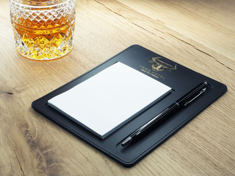 Logo trade business gifts image of: Hotel notepad 1136094