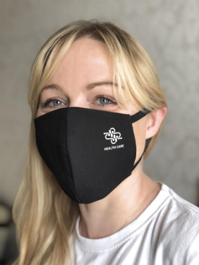Logo trade promotional gifts image of: VENUS PRO cotton face mask with a pocket an HEPA filter 1378165