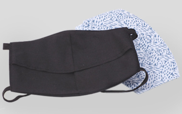 Logotrade promotional item picture of: VENUS PRO cotton face mask with a pocket an HEPA filter 1378165