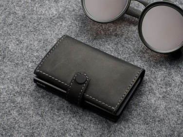 Logo trade advertising products image of: RFID wallet - Hunter Leather 2109284