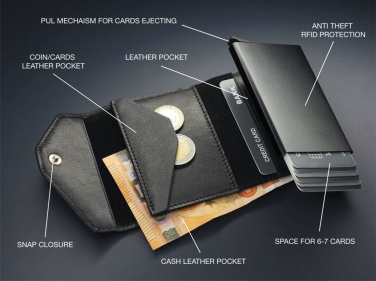 Logo trade promotional gifts image of: RFID wallet 1249131