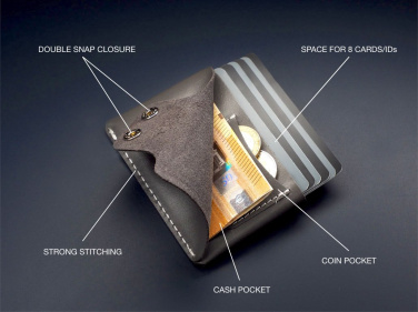 Logo trade promotional merchandise image of: Wallet 384131