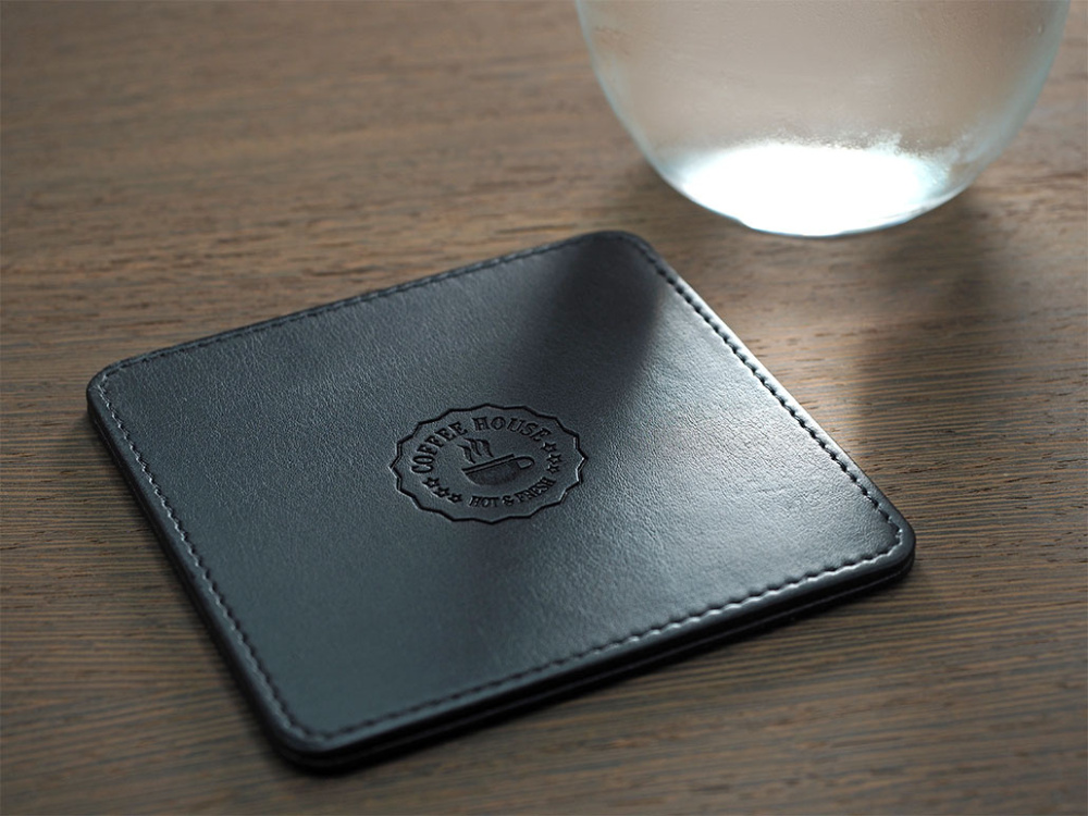 Logo trade promotional giveaways image of: Coaster 1105119