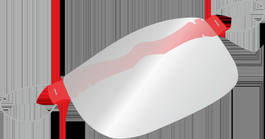 Logotrade promotional giveaways photo of: HESTIA clear face shield-mask for mouth and nose 1452162