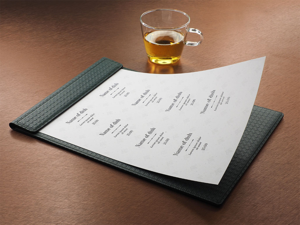 Logotrade promotional gifts photo of: Menu cover 1241239