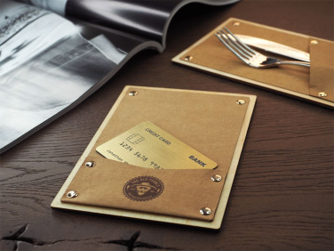 Logo trade promotional merchandise image of: Bill holder 1053121