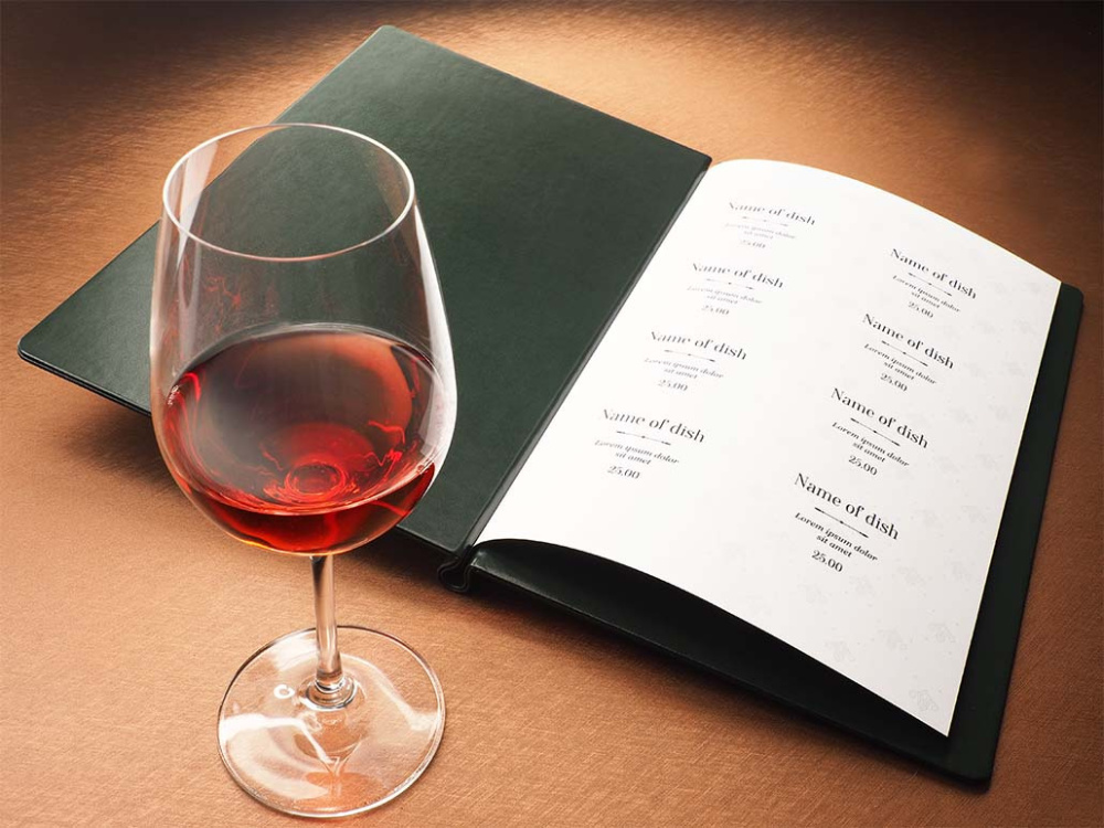 Logo trade corporate gift photo of: Menu cover 1229320