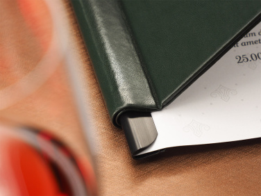 Logo trade promotional merchandise image of: Menu cover 1229320