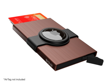 Logo trade promotional product photo of: RFID credit card case with holder for AirTag 2163155