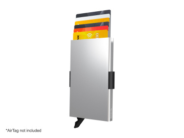 Logo trade promotional merchandise photo of: RFID credit card case with holder for AirTag 2163108