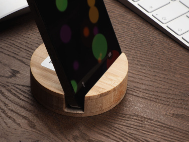 Logo trade promotional merchandise photo of: Wooden telephone stand 1833292