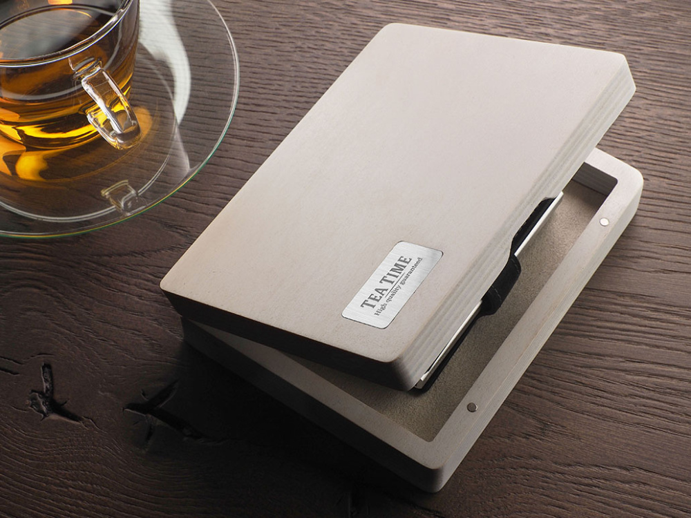 Logo trade business gift photo of: Wooden box 1819121