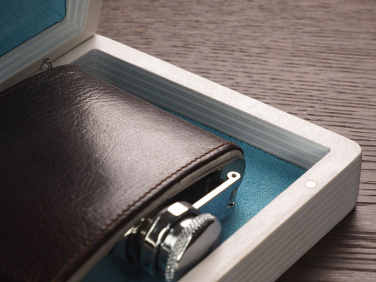 Logo trade corporate gifts image of: Wooden box 1819121