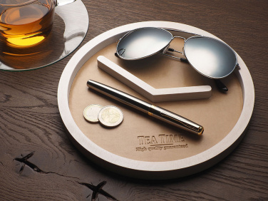 Logo trade promotional giveaways image of: Wooden organiser 1843121