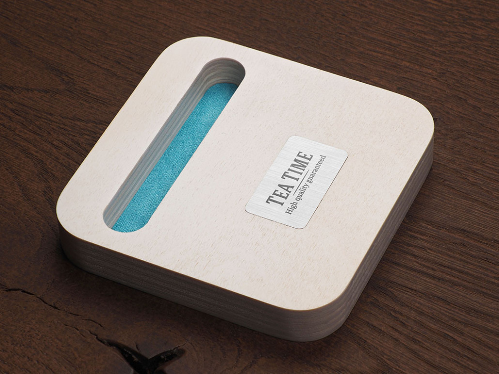 Logo trade promotional product photo of: Wooden telephone stand 1848121