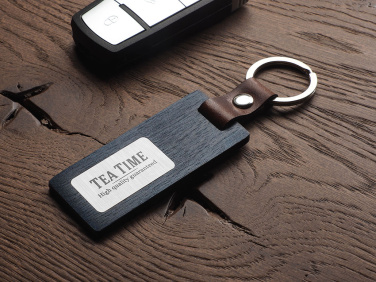 Logo trade promotional product photo of: Wooden keyring 1853121