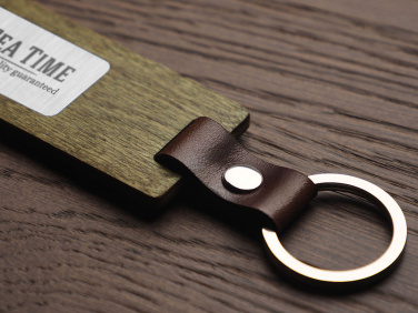 Logotrade advertising product image of: Wooden keyring 1853121