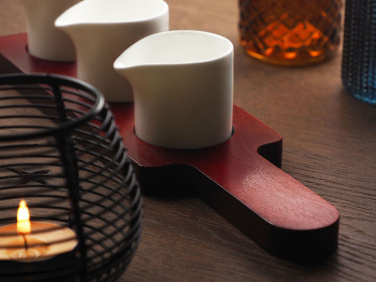 Logo trade promotional item photo of: Wooden 3 Shot Serving Board 1863121