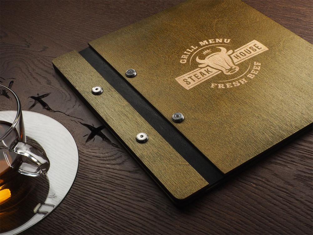 Logo trade advertising product photo of: Menu cover 1905121