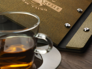 Logo trade corporate gifts image of: Menu cover 1905121