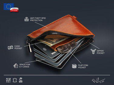 Logotrade promotional merchandise image of: Minimal wallet 1932141