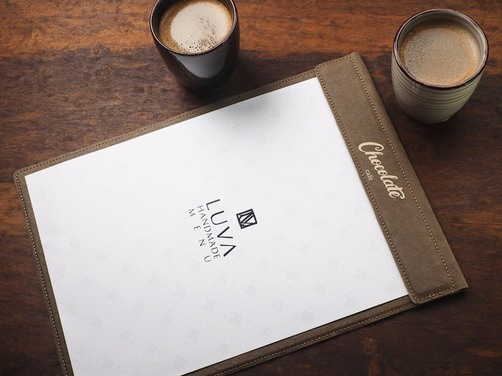 Logo trade promotional products image of: Menu cover 1241106