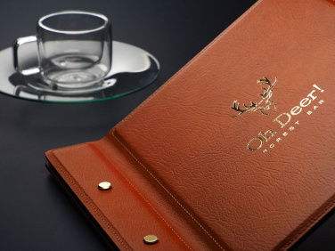 Logo trade promotional gifts image of: Menu cover 1085318