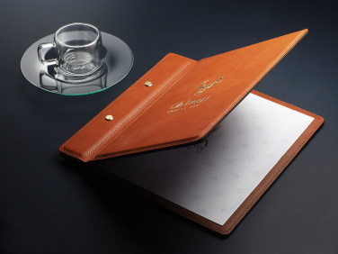 Logo trade business gifts image of: Menu cover 1085318