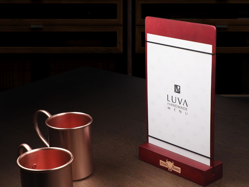 Logo trade promotional item photo of: Promo menu 1867121