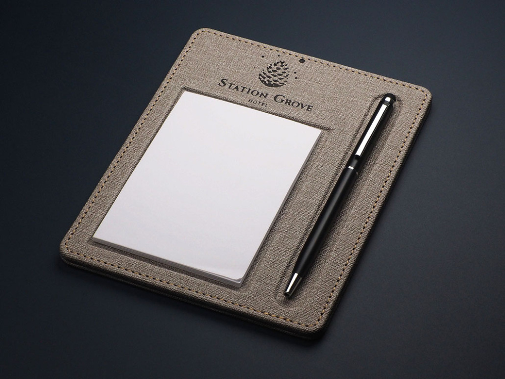 Logo trade promotional merchandise photo of: Hotel notepad 1136321